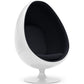 Fauteuil design en forme d'œuf - Revêtement en similicuir - Eny