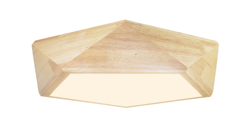 Ceiling Led Lamp Scandinavian Design Wooden - Akira - gallery 5