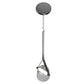 Lustre de plafond - Suspension - Cuir et verre - Bim