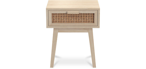 Table de chevet avec tiroirs Bois Boho Bali - Yanpai