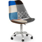 Chaise de Bureau Pivotante - Tissu Patchwork - Pixi