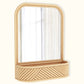 Wall Mirror with Rattan Frame - Bali Boho Style - Amara - gallery 2