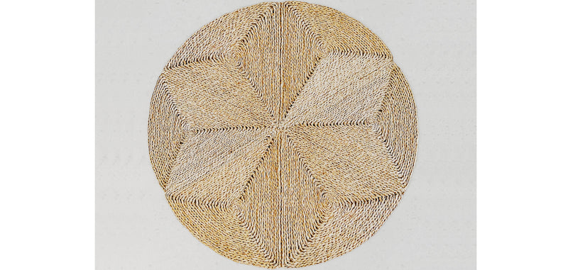 Tapis rond en jute - Boho Bali - 100 CM - Gabba