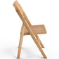Chaise pliante en bois et rotin pour salle à manger - Umbra