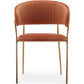Chaise de salle à manger - Revêtue de velours - Gruna