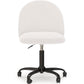 Chaise de Bureau Rembourrée - Bouclé - Evelyne