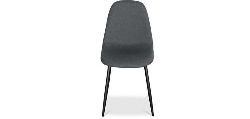 Chaise de salle à manger - Tapissée de tissu - Faby