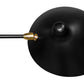 Desk Lamp - Wall Mounted - 2 Arms Black - George - gallery 4