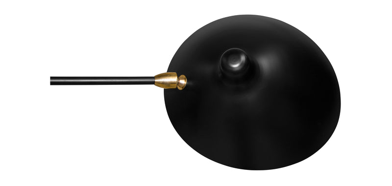 Desk Lamp - Wall Mounted - 2 Arms Black - George - gallery 4
