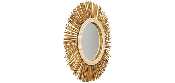 Wall Mirror - Boho Bali Round Design (60 cm) - Loi - gallery 2