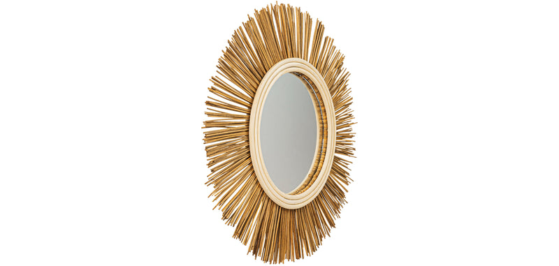 Wall Mirror - Boho Bali Round Design (60 cm) - Loi - gallery 2