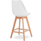 Scandinavian style stool - wooden legs - Denisse