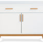 Scandinavian style Compact wooden sideboard
