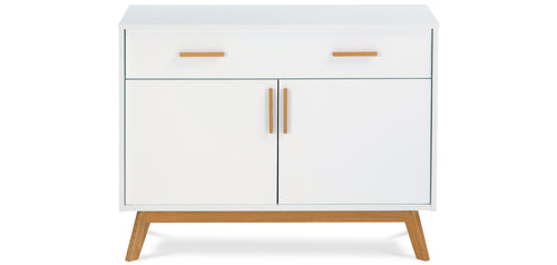 Scandinavian style Compact wooden sideboard