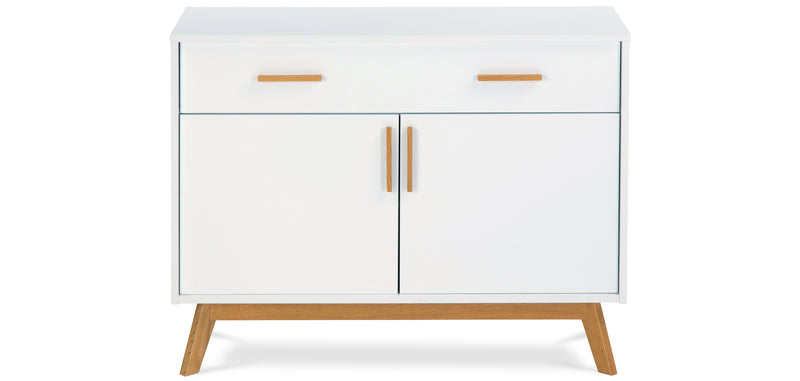 Scandinavian style Compact wooden sideboard