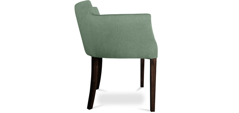 Cadeira de jantar Breily de estilo escandinavo - Tecido