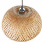 Candeeiro de teto Talli entrançado Design Boho Bali - Bambu