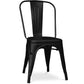 Sedia da pranzo in acciaio - Design industriale - Stylix