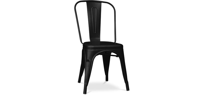 Sedia da pranzo in acciaio - Design industriale - Stylix