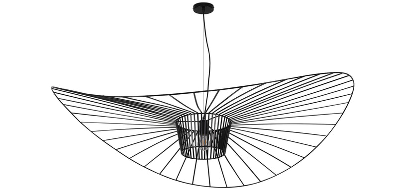 Vertical Hanging Lamp 140cm - Metal - gallery 1