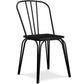 Dining chair - Industrial style - Wood and metal - Lillor