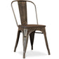 Spisestuestol - Industriell design - Tre og stål - Ny utgave - Stylix
