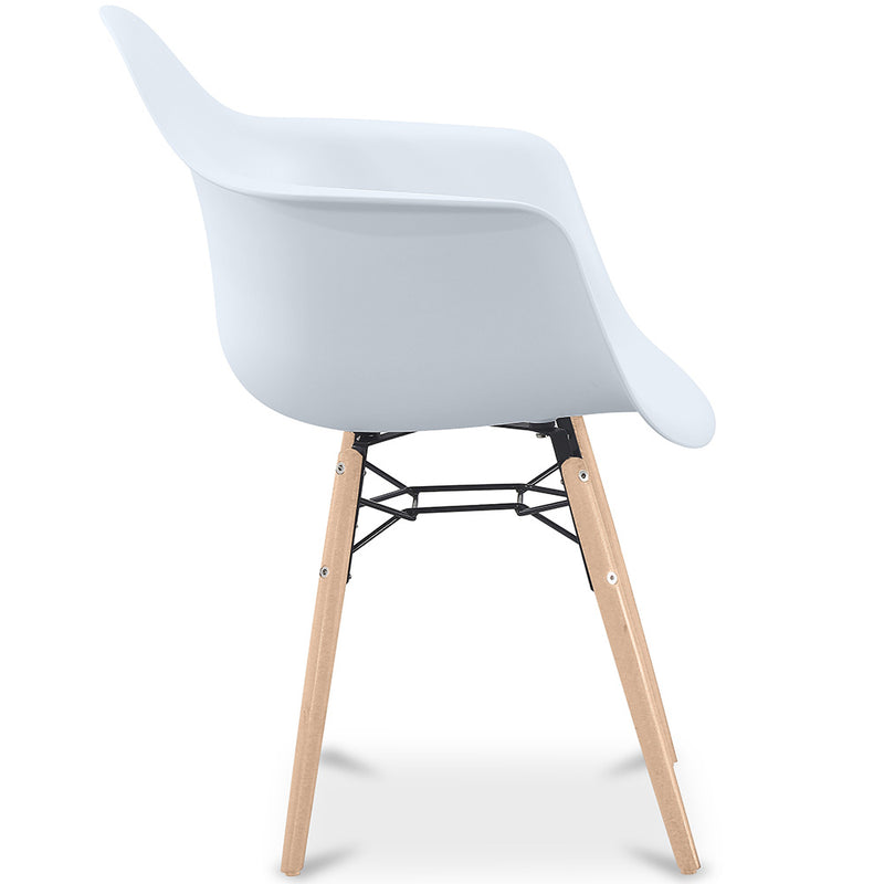 Dining Chair Scandinavian Design - Wooden Legs - Nordika - gallery 4