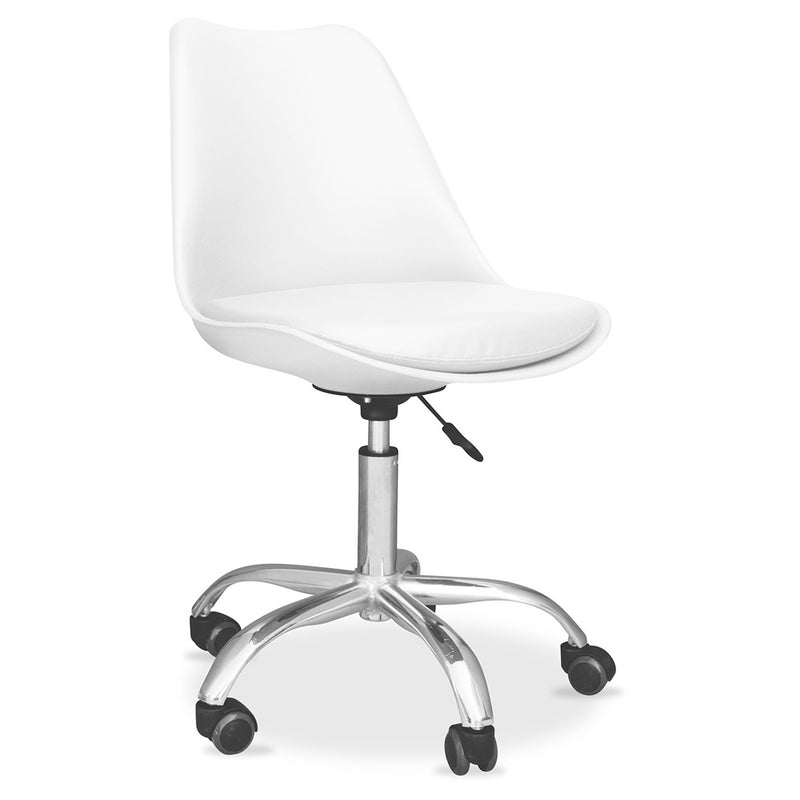 Office Chair with Wheels - Swivel Desk Chair - Tulip - gallery 6