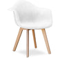 Dining chair with armrests - Upholstered in velvet - Dawick