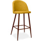 Tabouret rembourré en tissu - Design scandinave - 73cm - Evelyne
