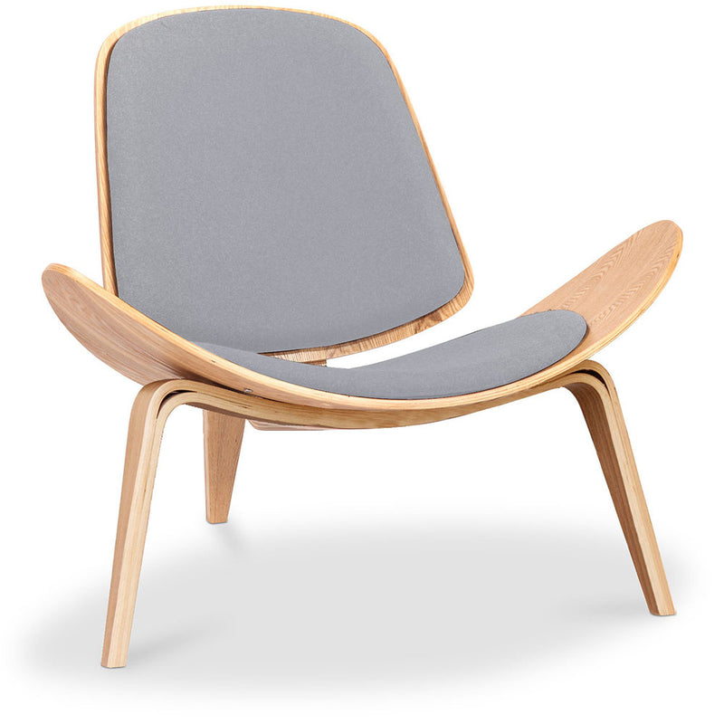 Designer armchair - Scandinavian armchair - Fabric upholstery - Lucy