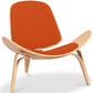 Designer armchair - Scandinavian armchair - Fabric upholstery - Lucy