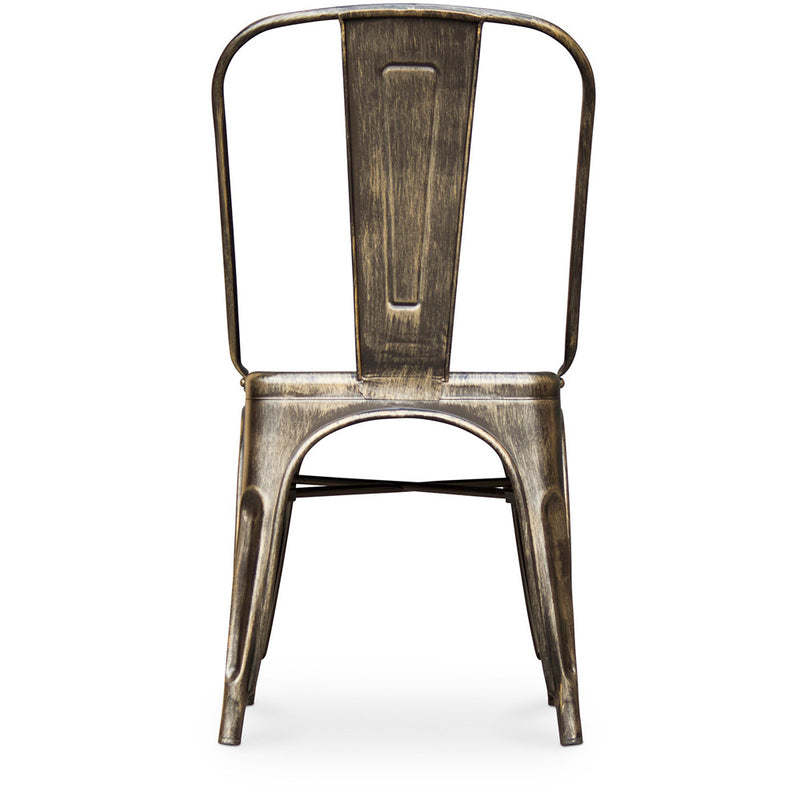Dining chair Tolix Style Industrial Design Square Metal - New Edition - gallery 8