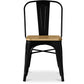 Dining chair - Industrial design - Wood and steel - Stylix