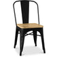 Dining chair - Industrial design - Wood and steel - Stylix
