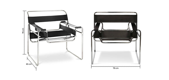 Lounge Chair - Leatherette & Metal - Ivan - gallery 6