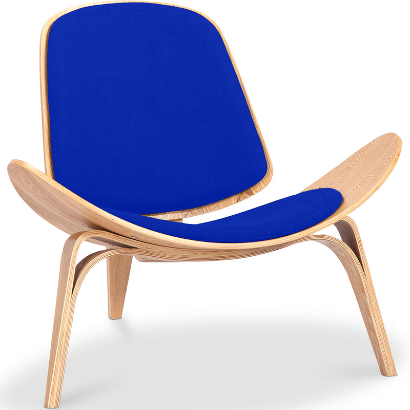 Designer armchair - Scandinavian armchair - Fabric upholstery - Lucy