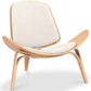 Designer armchair - Scandinavian armchair - Fabric upholstery - Lucy
