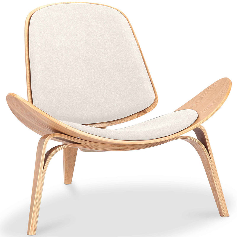 Designer armchair - Scandinavian armchair - Fabric upholstery - Lucy
