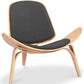 Designer armchair - Scandinavian armchair - Fabric upholstery - Lucy