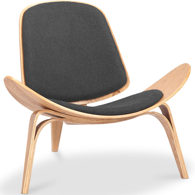 Designer armchair - Scandinavian armchair - Fabric upholstery - Lucy