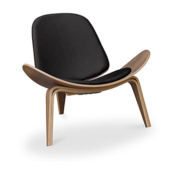 Fauteuil design - Fauteuil scandinave - Revêtement en similicuir - Lucy