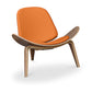 Fauteuil design - Fauteuil scandinave - Revêtement en similicuir - Lucy