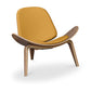 Fauteuil design - Fauteuil scandinave - Revêtement en similicuir - Lucy