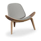 Fauteuil design - Fauteuil scandinave - Revêtement en similicuir - Lucy