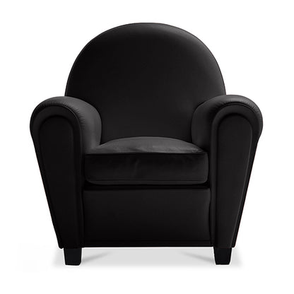 Fauteuil avec Accoudoirs - Revêtu de Similicuir - Club
