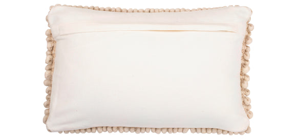 Rectangular Cushion in Boho Bali Style; Wool; cover + filling - Sarah - gallery 3