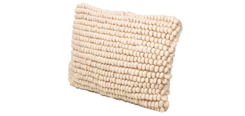Rectangular Cushion in Boho Bali Style; Wool; cover + filling - Sarah - gallery 2