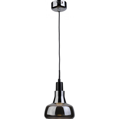 Lampa sufitowa - lampa wisząca - chromowany metal - średnia - Blake