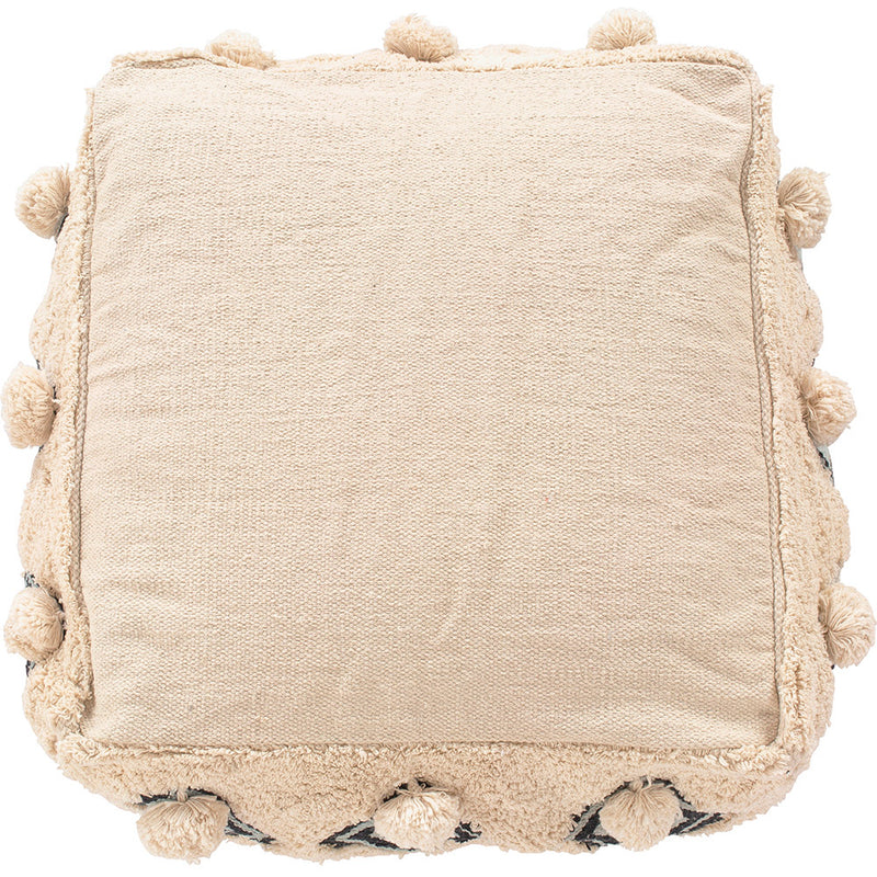 Pouffe Boho ; Square in Cotton - Adelaida Bali - gallery 4